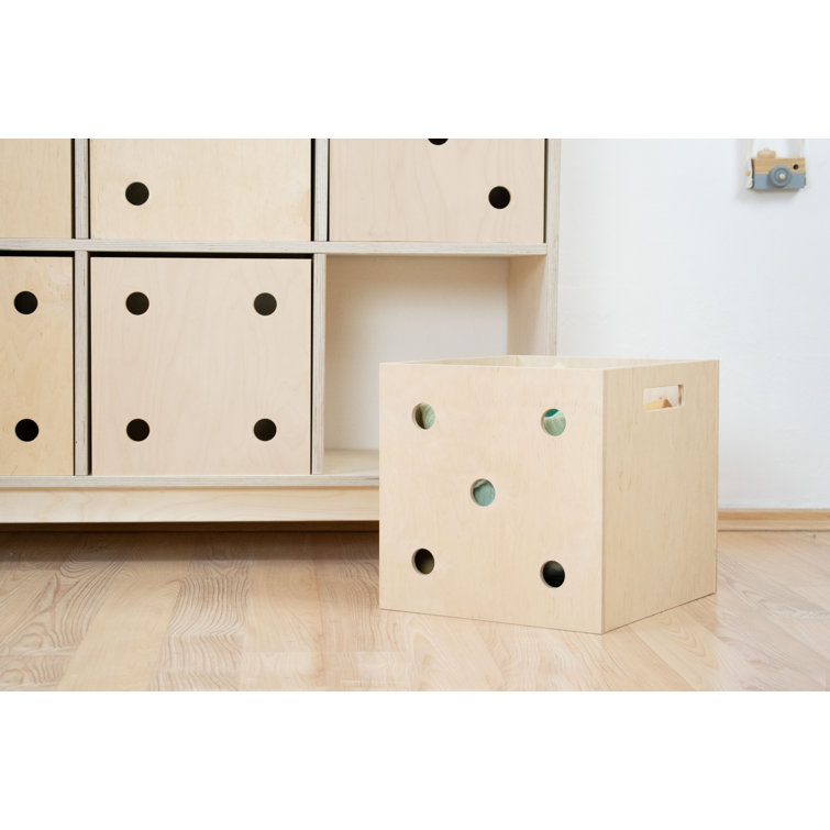 Ebern Designs Solid Wood Toy Box Wayfair